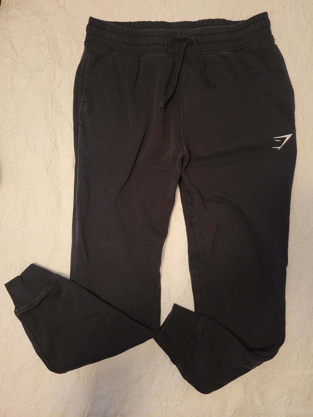 Gymshark Black Logo Sweatpants